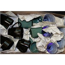 BOX W/SET OF 6 WINE GLASSES AND