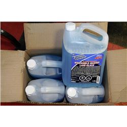 BOX W/ 4 BOTTLES OF WINDSHIELD WASHER FLUID