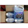 Image 1 : BOX W/ 4 BOTTLES OF WINDSHIELD WASHER FLUID