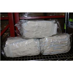 3 BUNDLES OF WORK GLOVES