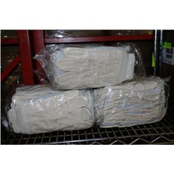 3 BUNDLES OF WORK GLOVES