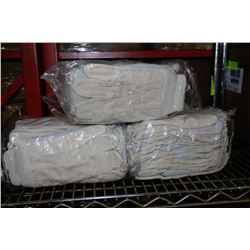 3 BUNDLES OF WORK GLOVES