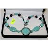Image 1 : TURQUOISE BEADED NECKLACE