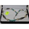 Image 1 : TURQUOISE BEADED NECKLACE