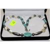 Image 1 : TURQUOISE BEADED NECKLACE