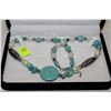 Image 1 : TURQUOISE BEADED NECKLACE