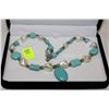 Image 1 : TURQUOISE BEADED NECKLACE