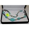 Image 1 : TURQUOISE BEADED NECKLACE