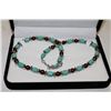 Image 1 : TURQUOISE BEADED NECKLACE