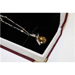 NECKLACE WITH SWAROVSKI CRYSTAL PENDANT