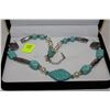 Image 1 : TURQOISE BEADED NECKLACE