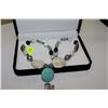 Image 1 : TURQOISE BEADED NECKLACE