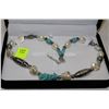 Image 1 : TURQOISE BEADED NECKLACE
