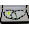 Image 1 : TURQOISE BEADED NECKLACE