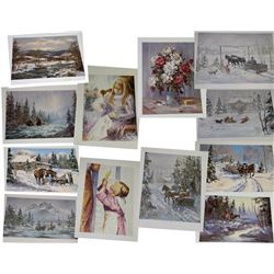 12 ASSORTED JARVIS & ILLES PRINTS INCLUDING