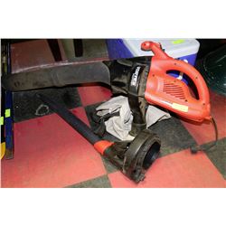 BLACK AND DECKER LEAF BLOWER / VAC