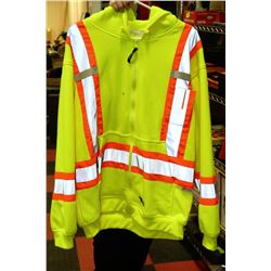 FLUORESCENT SAFETY SWEATER - XL