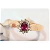 Image 1 : 5-14KT GOLD RUBY, DIAMOND RING MSRP $1200