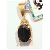 Image 1 : 6-14KT GOLD SAPPHIRE, DIAMOND PENDANT MSRP $425