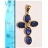 Image 2 : 15-14KT GOLD SAPPHIRE, DIAMOND PENDANT MSRP $650