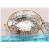 Image 2 : 17-14KT GOLD QUARTZ BROOCH-PENDANT MSRP $700