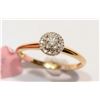 Image 1 : 19-10KT GOLD DIAMOND RING MSRP $400