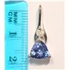 Image 2 : 23-14KT GOLD TANZANITE, DIAMOND PENDANT MSRP $800