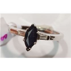 25-14KT GOLD SAPPHIRE, DIAMOND RING MSRP $875