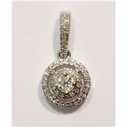 26-14KT GOLD DIAMOND PENDANT MSRP $700