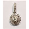 Image 1 : 26-14KT GOLD DIAMOND PENDANT MSRP $700
