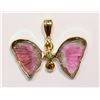 Image 1 : 32-14KT GOLD TOURMALINE, DIAMOND PENDANT MSRP $925