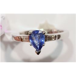 41-14KT GOLD SAPPHIRE, DIAMOND RING MSRP $1050
