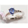 Image 2 : 41-14KT GOLD SAPPHIRE, DIAMOND RING MSRP $1050