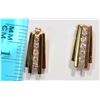 Image 2 : 43-10KT GOLD DIAMOND EARRINGS MSRP $650