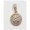 Image 1 : 45-14KT GOLD DIAMOND PENDANT MSRP $1050