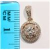 Image 2 : 45-14KT GOLD DIAMOND PENDANT MSRP $1050