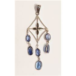 48-14KT GOLD SAPPHIRE PENDANT MSRP $750
