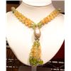 Image 1 : 50-STERLING SILVER PERIDOT, CITRINE SET MSRP $575