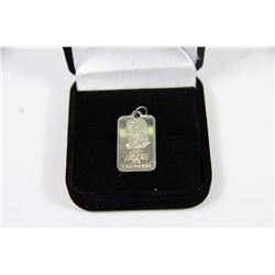 SCARCE JOHN LENNON .999 SILVER BAR/PENDANT