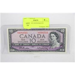 1954 TEN DOLLAR BANKNOTE