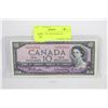 Image 1 : 1954 TEN DOLLAR BANKNOTE