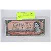 Image 1 : 1954 ASTERISK BB $2 REPLACEMENT NOTE