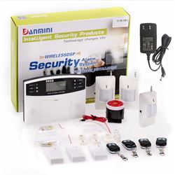 Wireless LCD GSM SMS Home Security Burglar House Fire Alarm System Auto Dialer