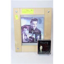 FRAMED ELVIS STAMP SET MINI FIGURINE