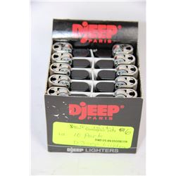 PACK OF 10 DJEEP PARIS LARGE LIGHTERS