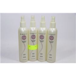 FOUR 12OZ BOTTLES OF BIOSILK SMOOTHING SOLUTION