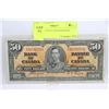 Image 1 : 1937 FIFTY DOLLAR BANKNOTE