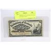 Image 1 : 1900 DOMINION OF CANADA 25 CENT "SHINPLASTER" NOTE