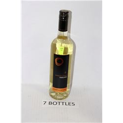 SEVEN 750ML BOTTLES OF COPPER MOON RIESLING WHITE