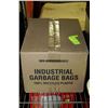 Image 1 : CASE OF 200 INDUSTRIAL GARBAGE BAGS 30" X 38"